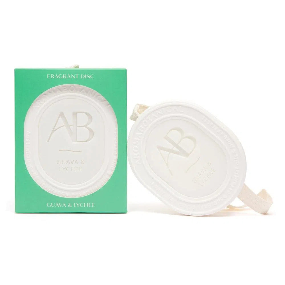 Aromabotanical Guava and Lychee Ceramic Fragrance Disc-Candles2go