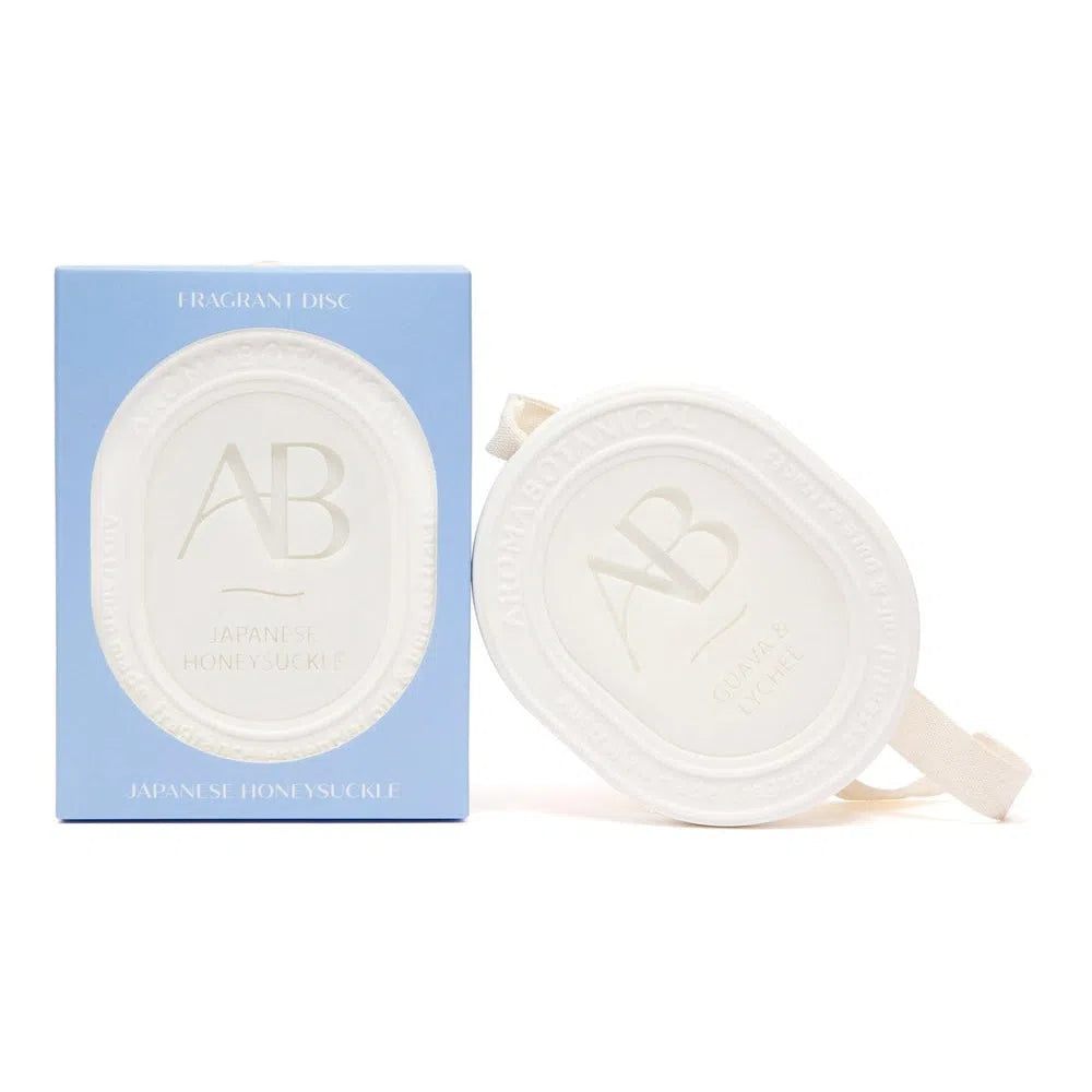 Aromabotanical Japanese Honeysuckle Ceramic Fragrance Disc-Candles2go