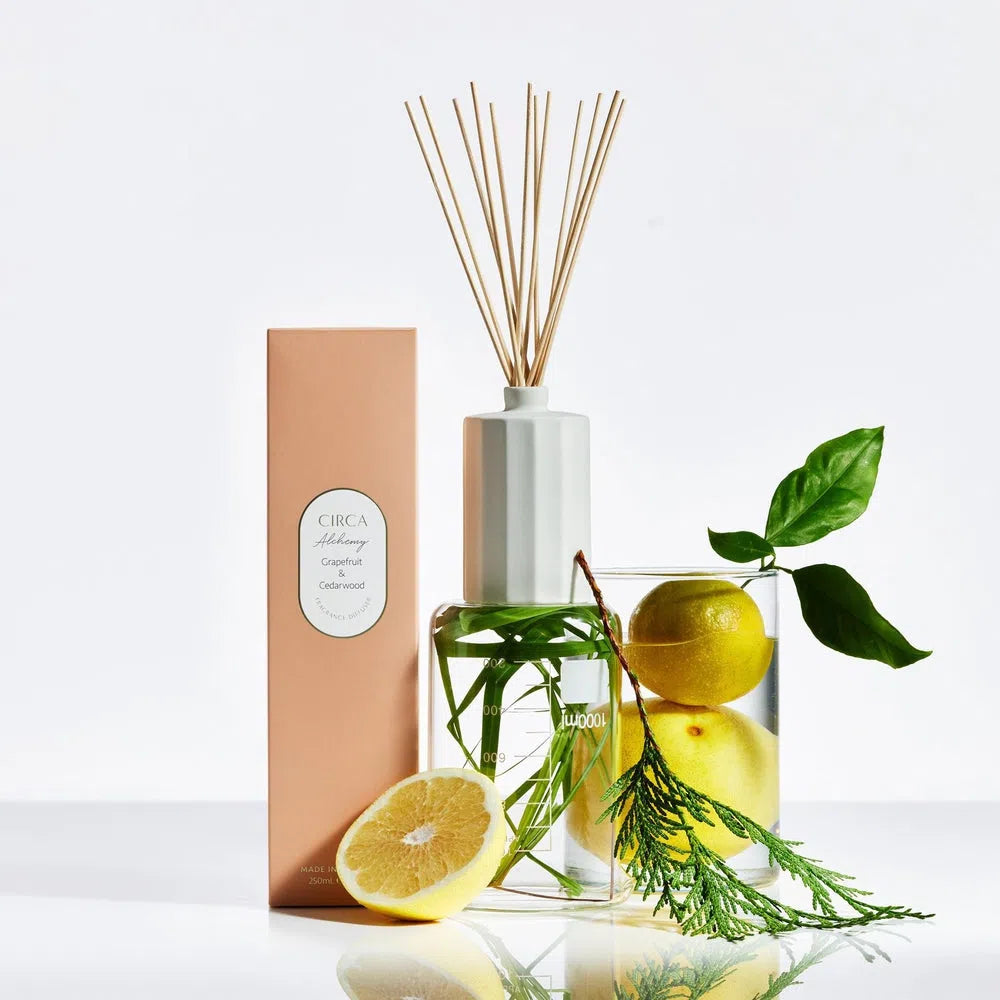 Bathroom Alchemy Grapefruit & Cedarwood 250ml Diffuser by Circa-Candles2go