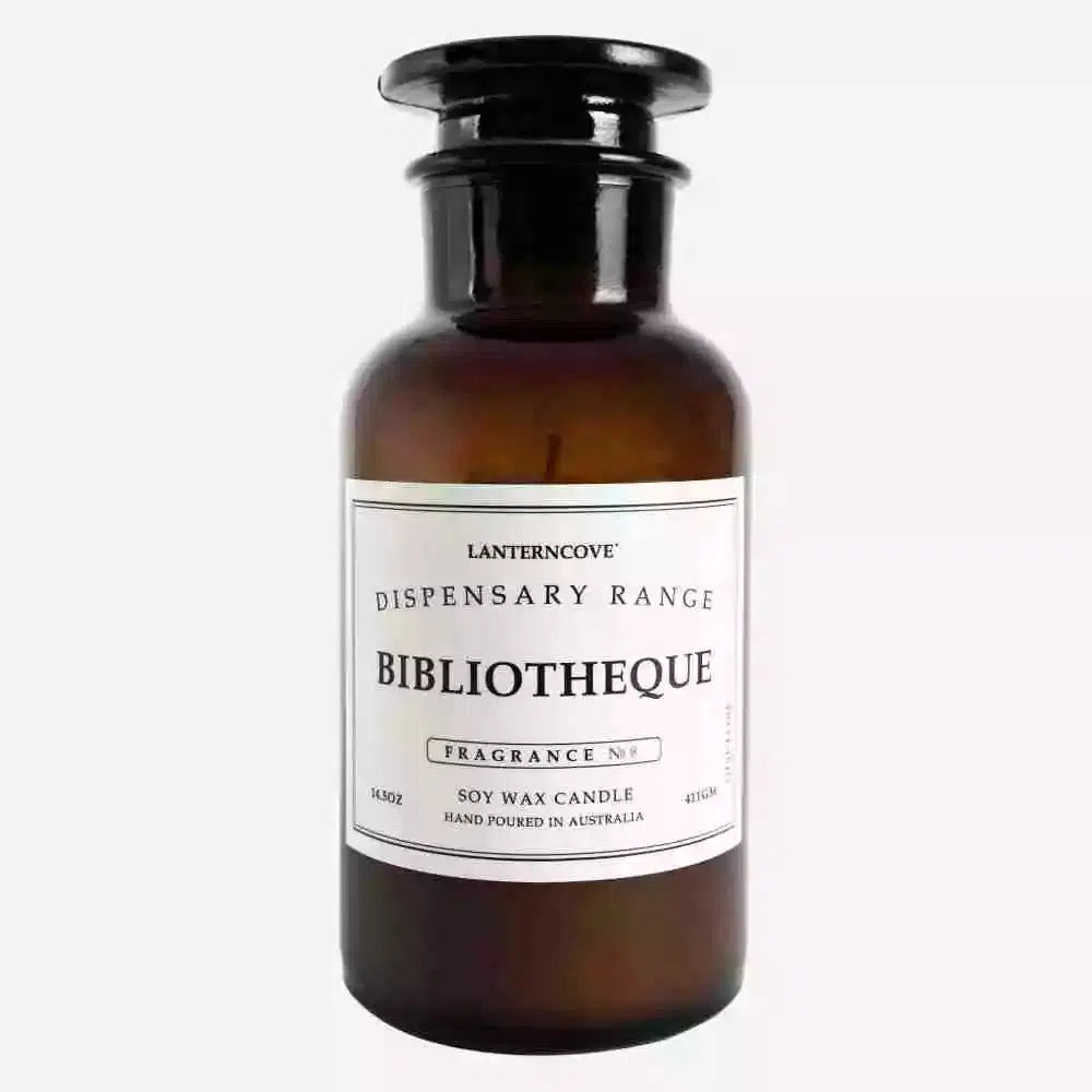 Bibliotheque 14.5oz Candle by Lantern Cove Dispensary