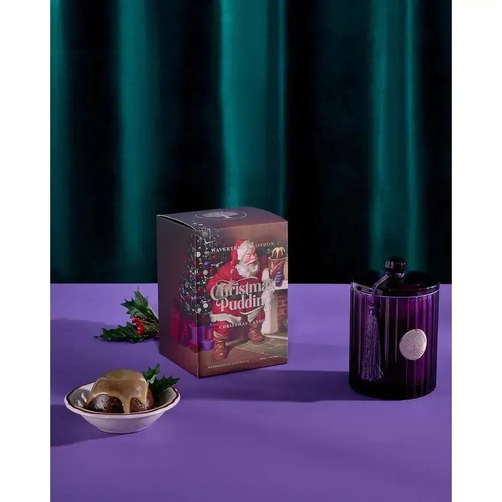 Christmas Limited Edition Wavertree & London Christmas Pudding 410g Candle 2025-Candles2go