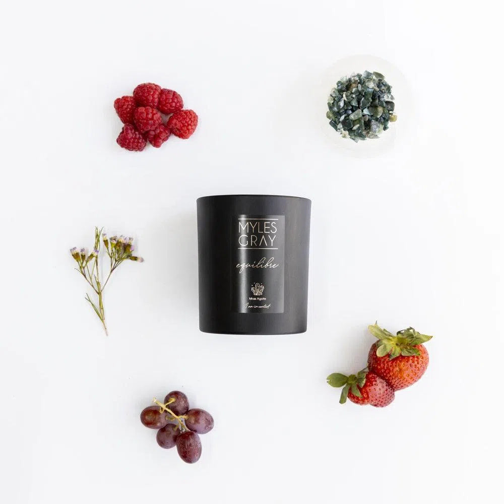 Equilibre Balance 285g Crystal Infused Candle by Myles Gray-Candles2go