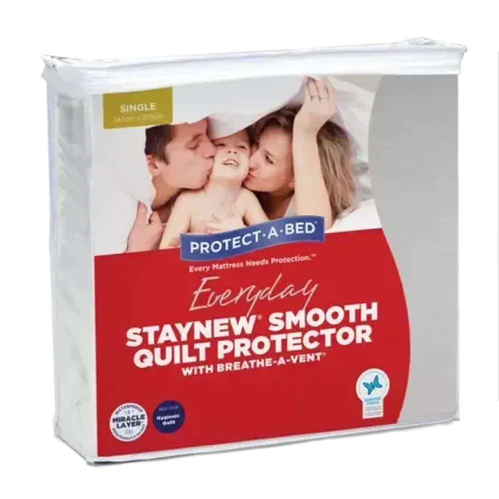 Everyday Smooth Staynew Quilt Protector by Protect-A-Bed King-Candles2go