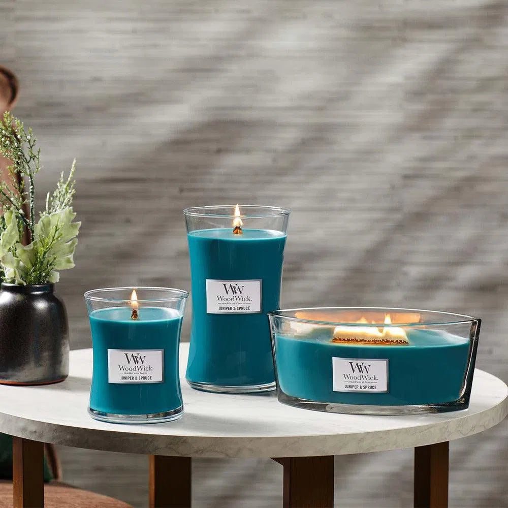 Hearthwick Juniper & Spruce 453g Candle by Woodwick Candles-Candles2go
