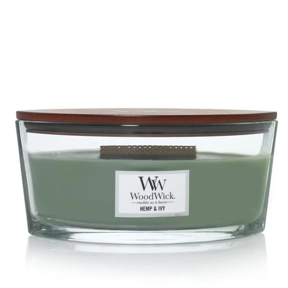 Hearthwick Woodwick Candles 453g Candle Hemp Ivy Discontinued Fragrance-Candles2go