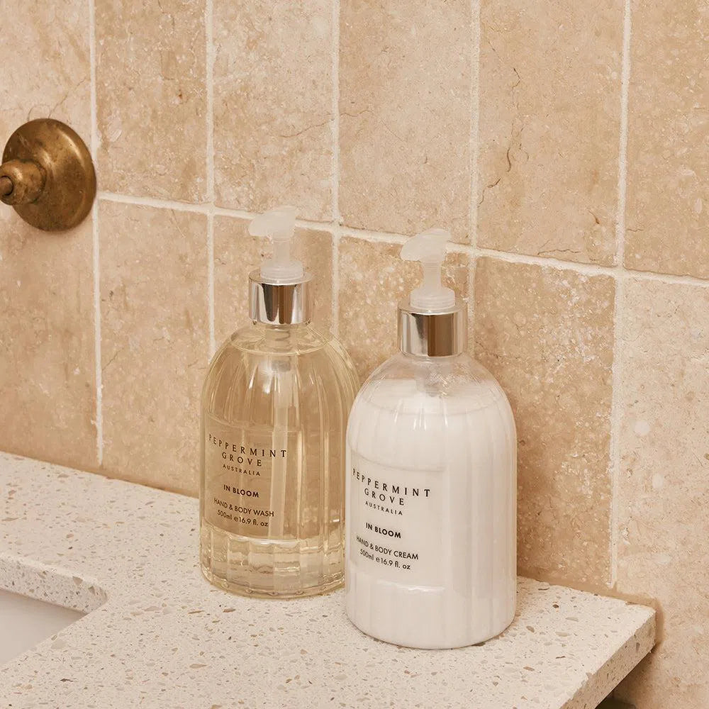 In Bloom Hand & Body Lotion 500ml Peppermint Grove Limited Edition-Candles2go