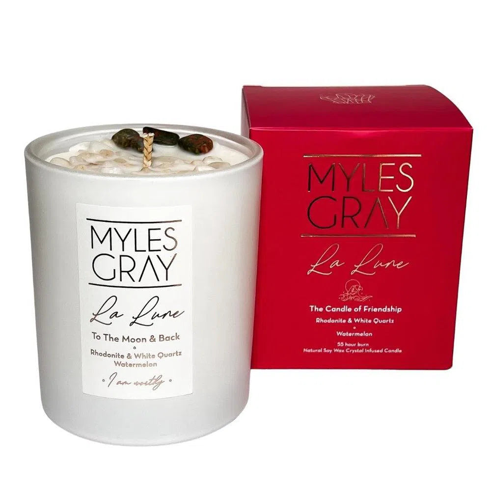 La Lune Friendship 285g Crystal Infused Candle by Myles Gray-Candles2go