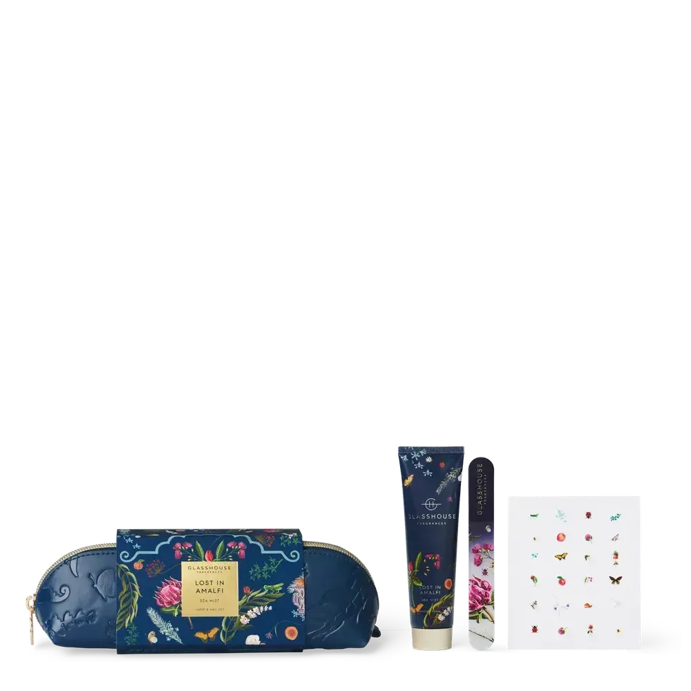 Limited Edition Mother's Day Lost Country Couture In Amalfi Hand & Nail Gift Set by Glasshouse Fragrances-Candles2go