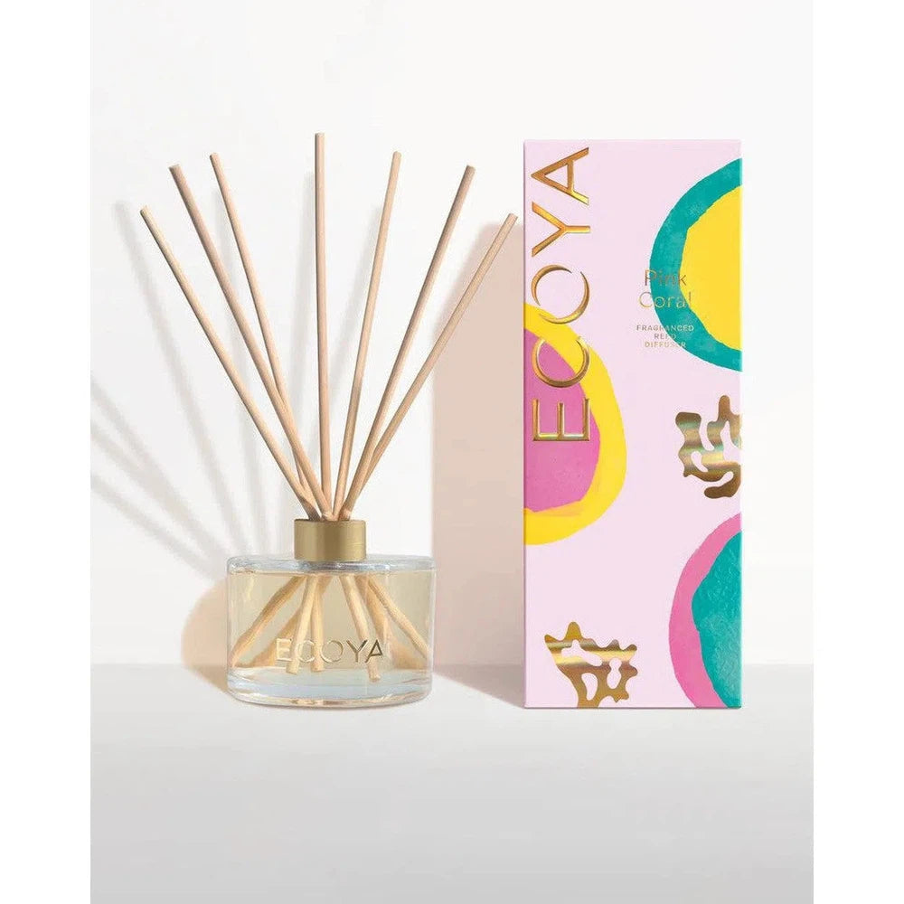 Limited Edition Pink Coral Reed Diffuser 200ml by Ecoya-Candles2go