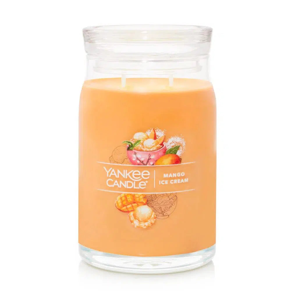 Mango Ice Cream Signature Limited Edition 567g Candle By Yankee Candle-Candles2go
