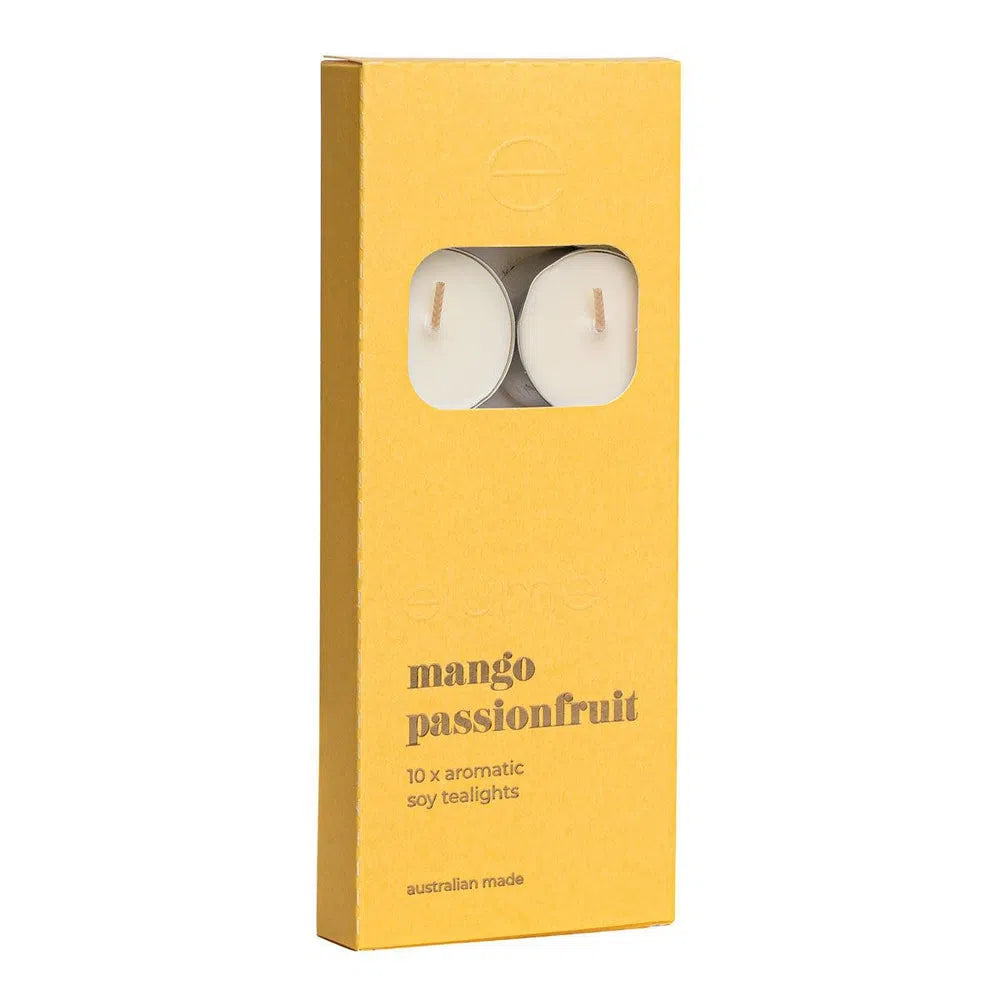 Mango and Passionfruit Tealights 10 Pack by Elume-Candles2go