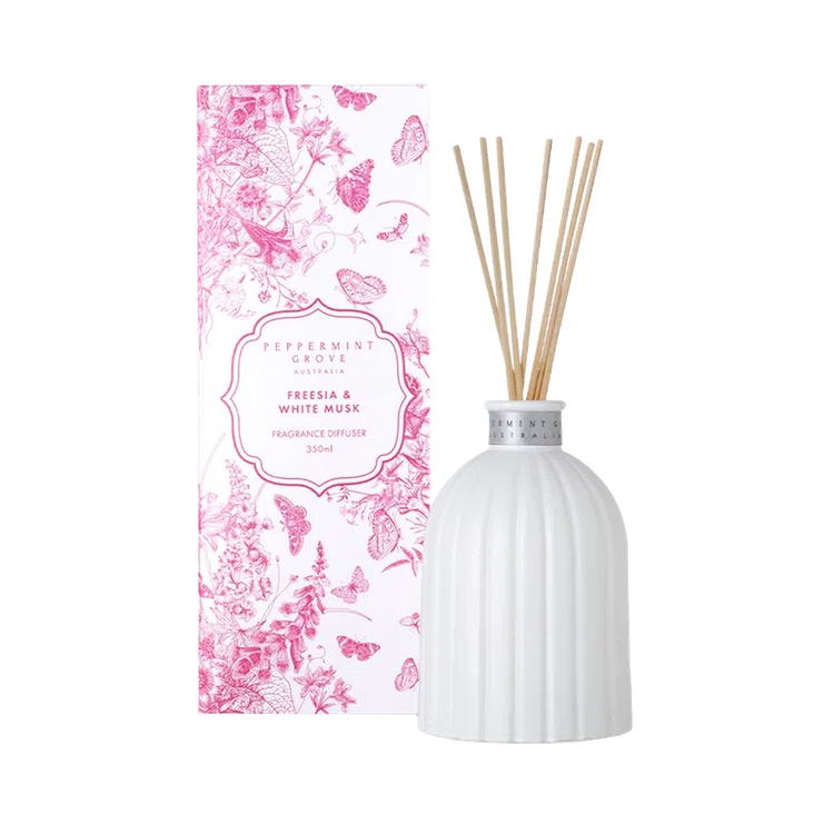 Mother's Day Freesia & White Musk Limited Edition 350ml Diffuser by Peppermint Grove-Candles2go