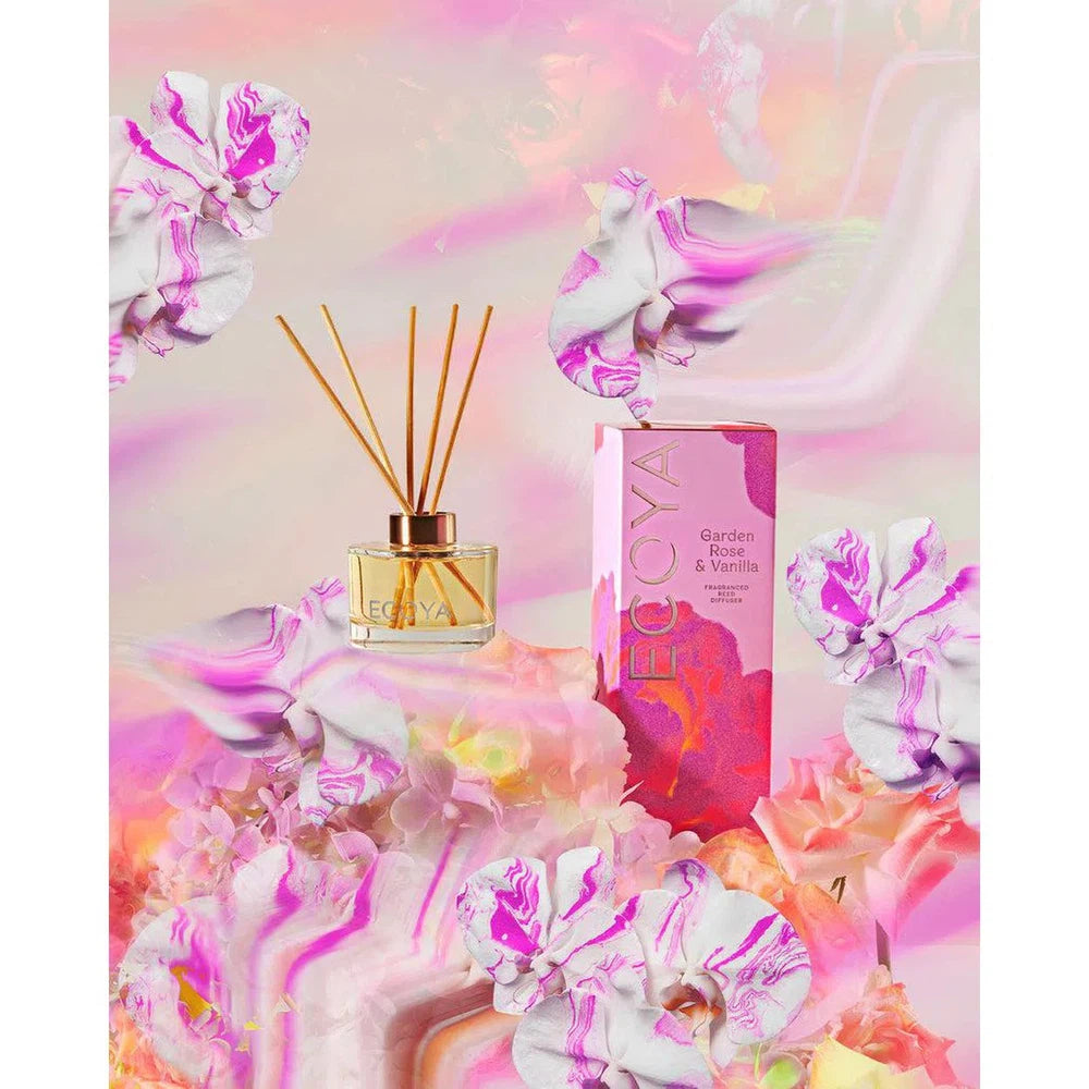 Mother's Day Garden Rose & Vanilla Limited Edition 50ml Diffuser by Ecoya-Candles2go