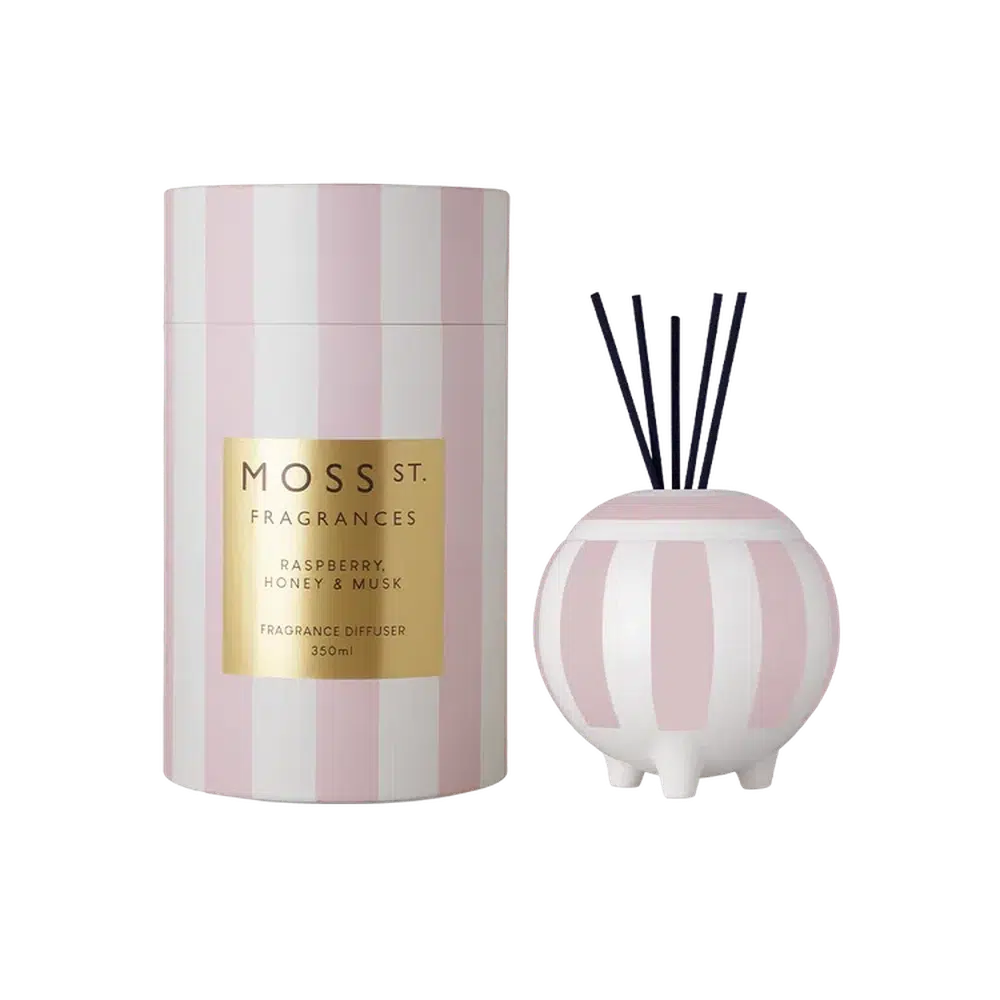 Mother's Day Raspberry, Honey & Musk Limited Edition 350ml Diffuser by Moss St Ceramics-Candles2go