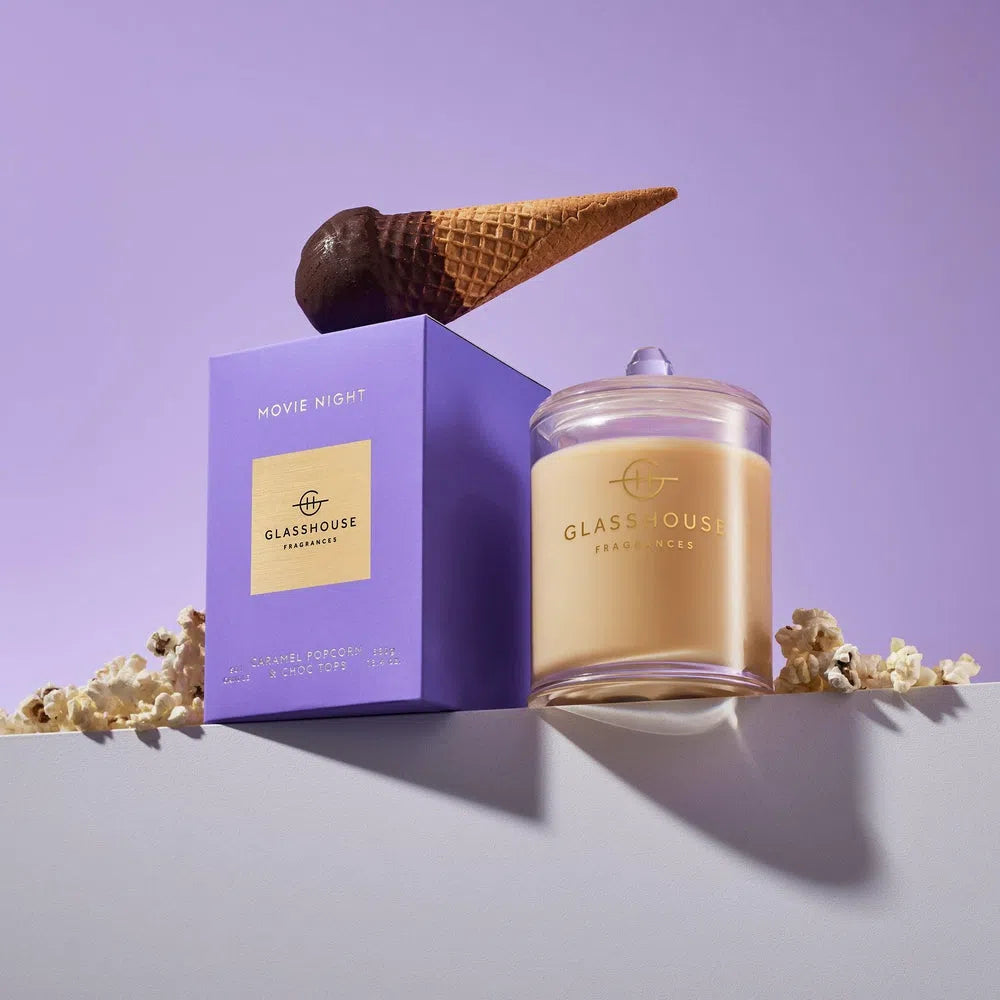 Movie Night 380g Candle by Glasshouse Fragrances-Candles2go