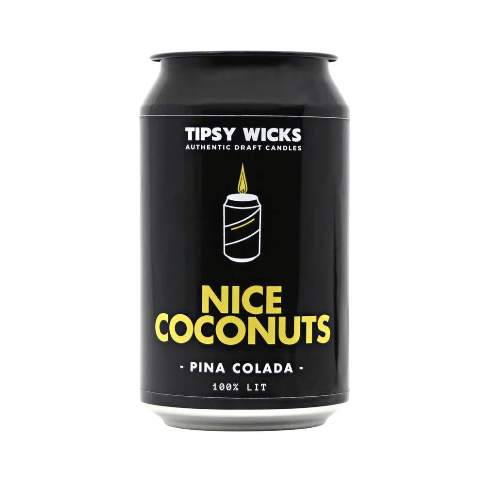 Nice Coconuts Candles in a Can 300g by Tipsy Wicks-Candles2go