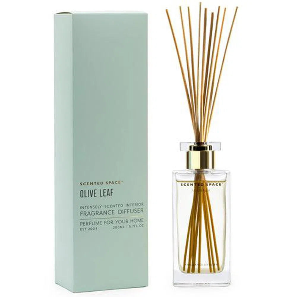 Olive Leaf Diffuser 200ml by Scented Space-Candles2go
