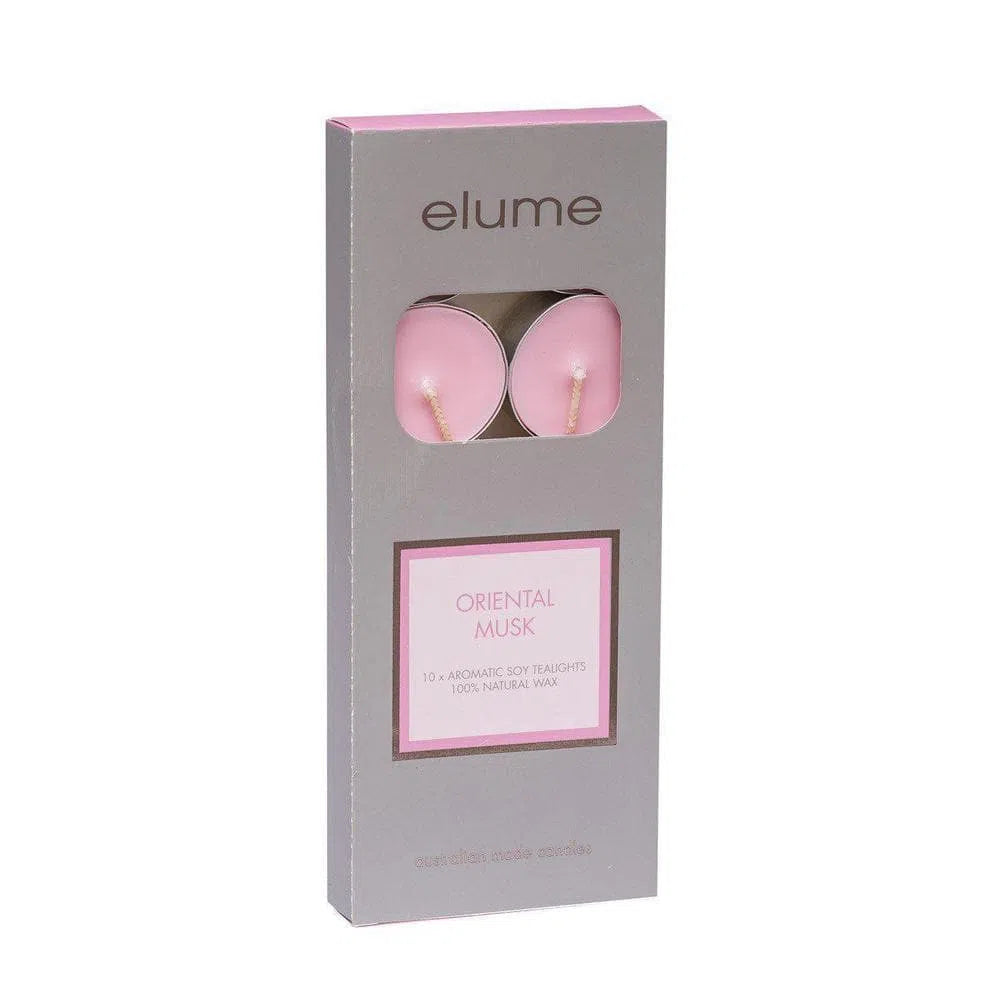 Oriental Musk Tealights 10 Pack by Elume-Candles2go