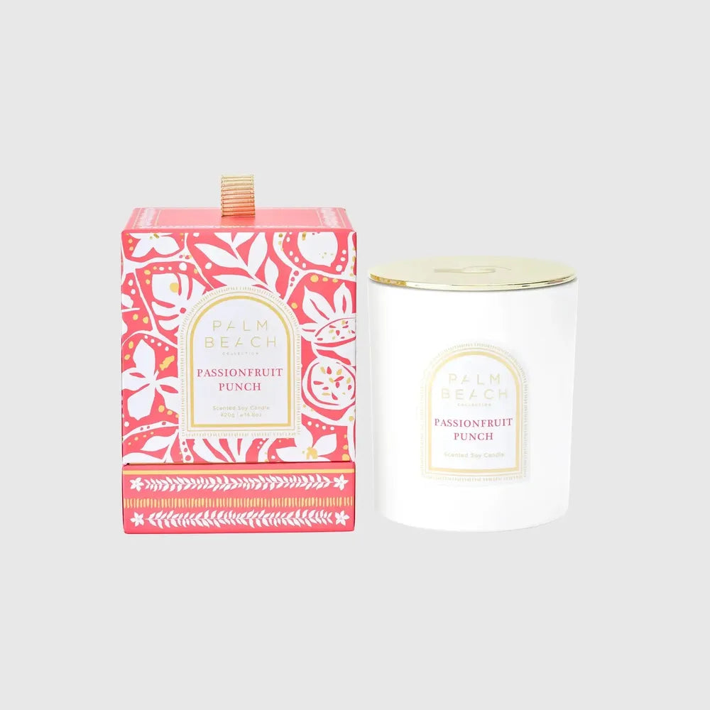 Palm Beach Limited Edition Christmas Passionfruit Punch Candle 420g-Candles2go