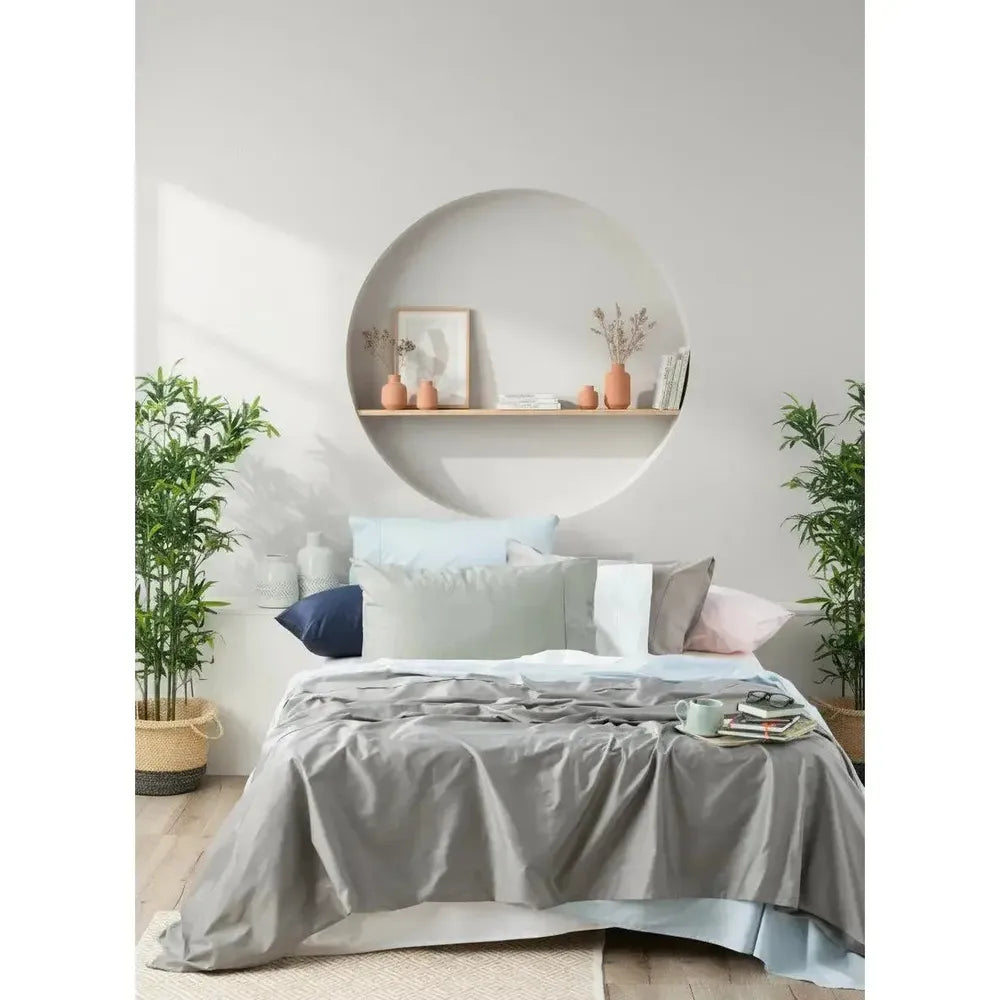 Park Avenue 500tc Long Single Bamboo Cotton Sheet Set in Peach-Candles2go