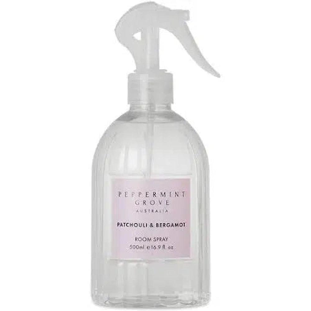 Patchouli Bergamot 500ml Room Spray by Peppermint Grove