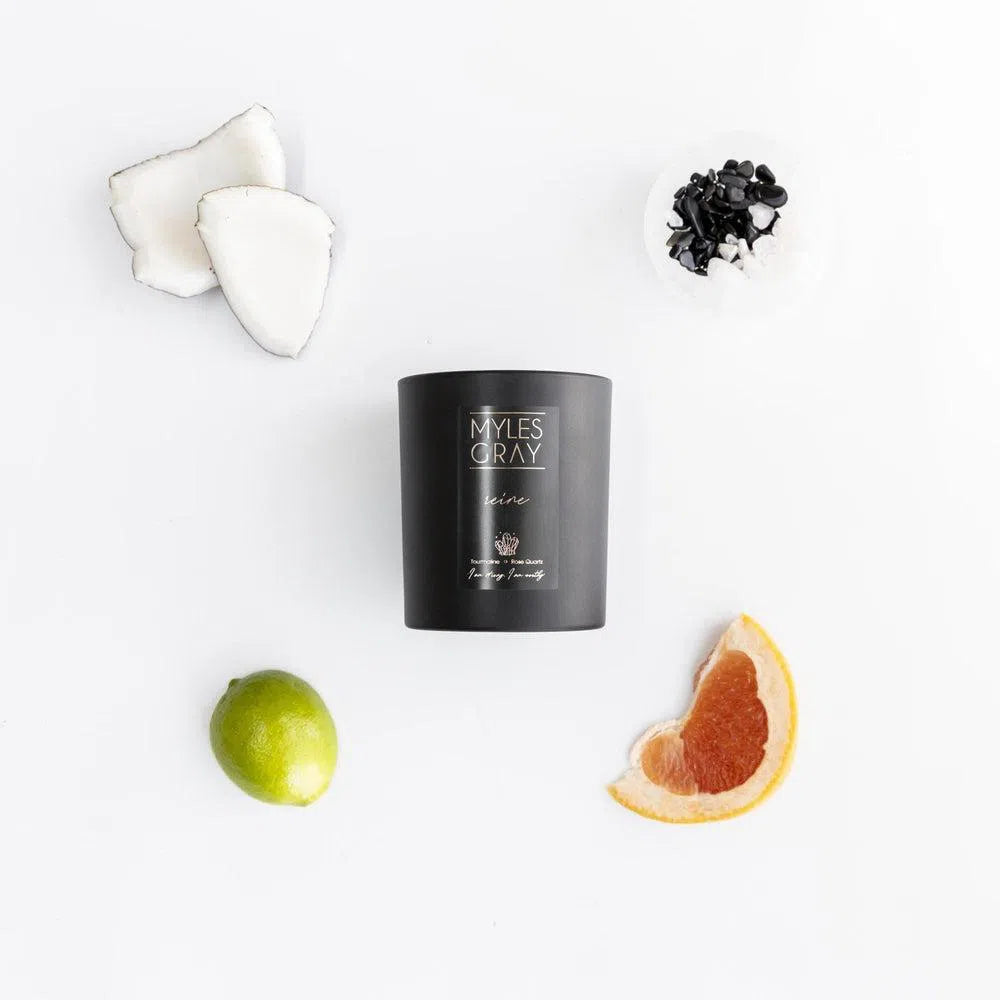 Reine Compassion 285g Crystal Infused Candle by Myles Gray-Candles2go