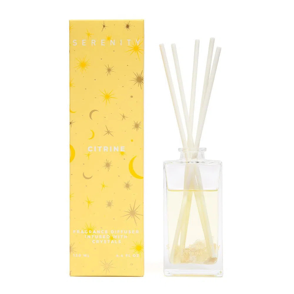 Serenity Crystal Energize Citrine 130ml Diffuser-Candles2go
