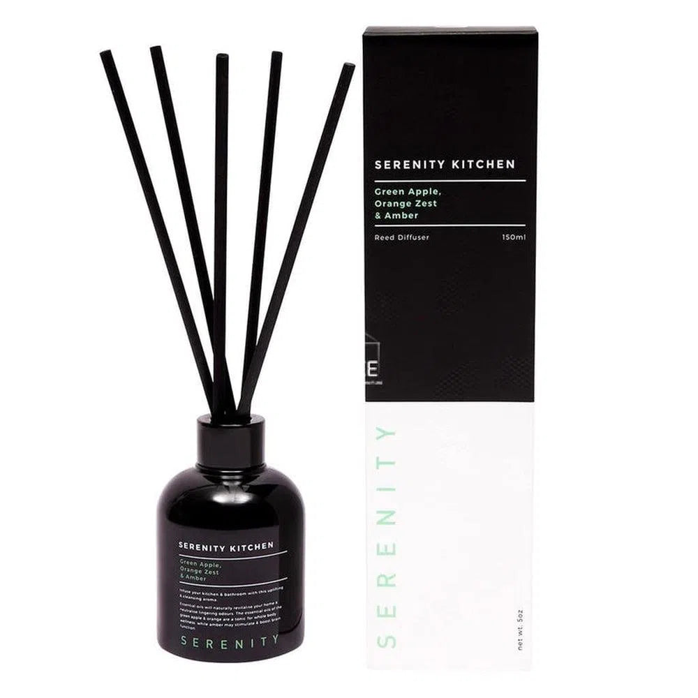 Serenity Kitchen 150m Diffuser in Green Apple, Orange Zest and Amber-Candles2go