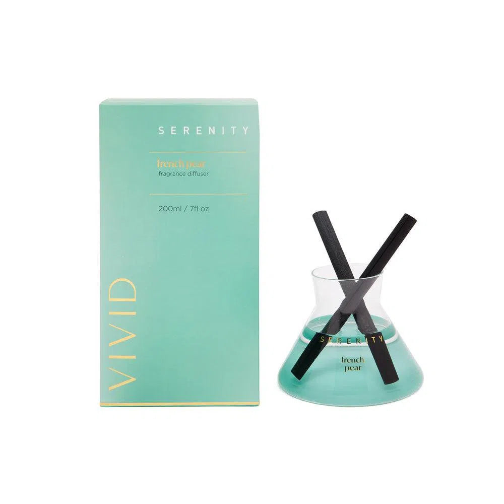 Serenity Vivid 200ml Reed Diffuser in French Pear-Candles2go