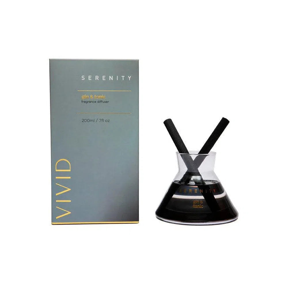 Serenity Vivid Reed Diffuser in Gin and Tonic 200ml-Candles2go