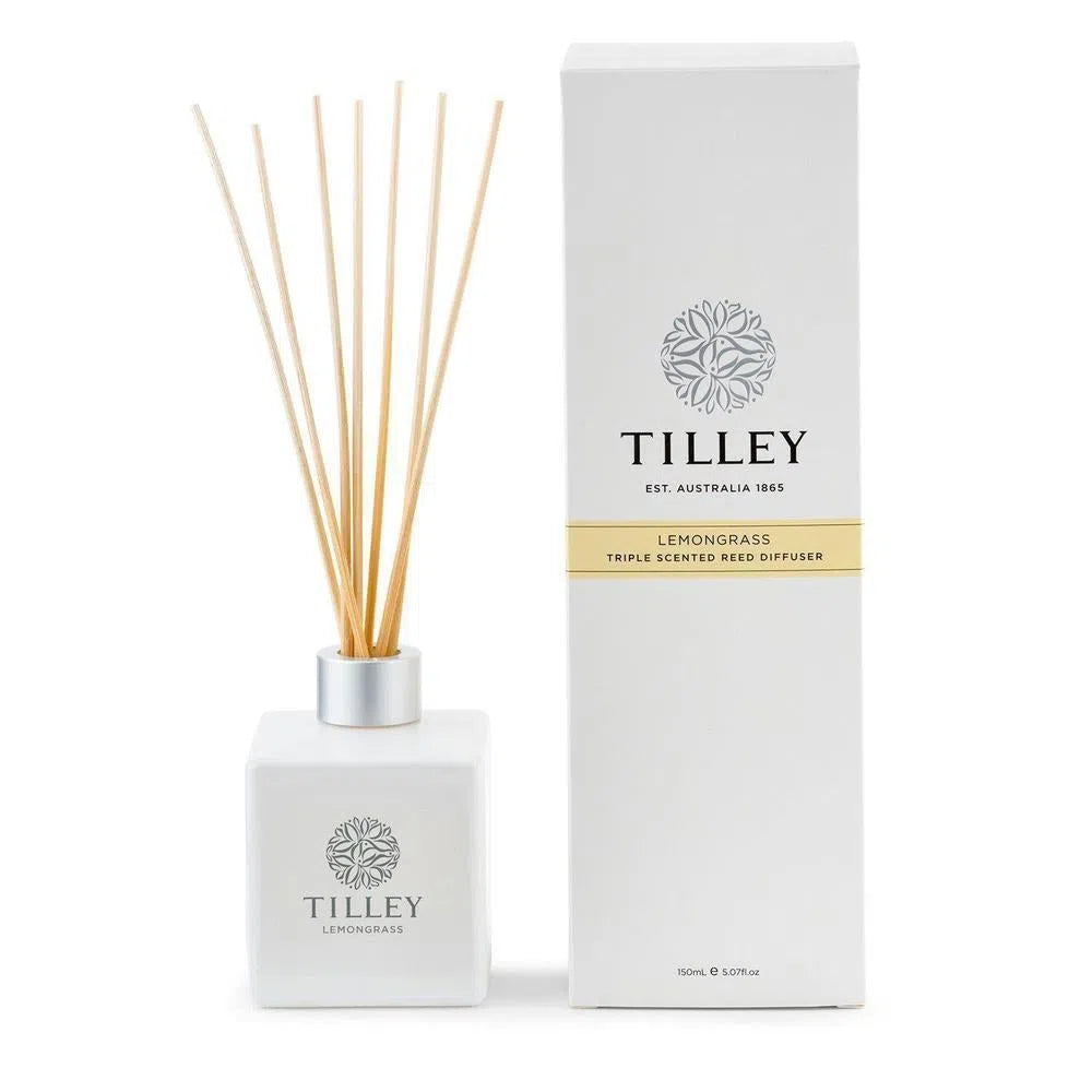 Tilley Australia Reed Diffusers Lemongrass Soy 150ml Diffuser-Candles2go