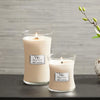 Tonka & Almond Milk Woodwick Candles Large Candle 609g