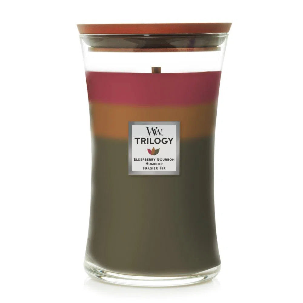 Trilogy Candle by Woodwick Candles 609g Hearthside-Candles2go