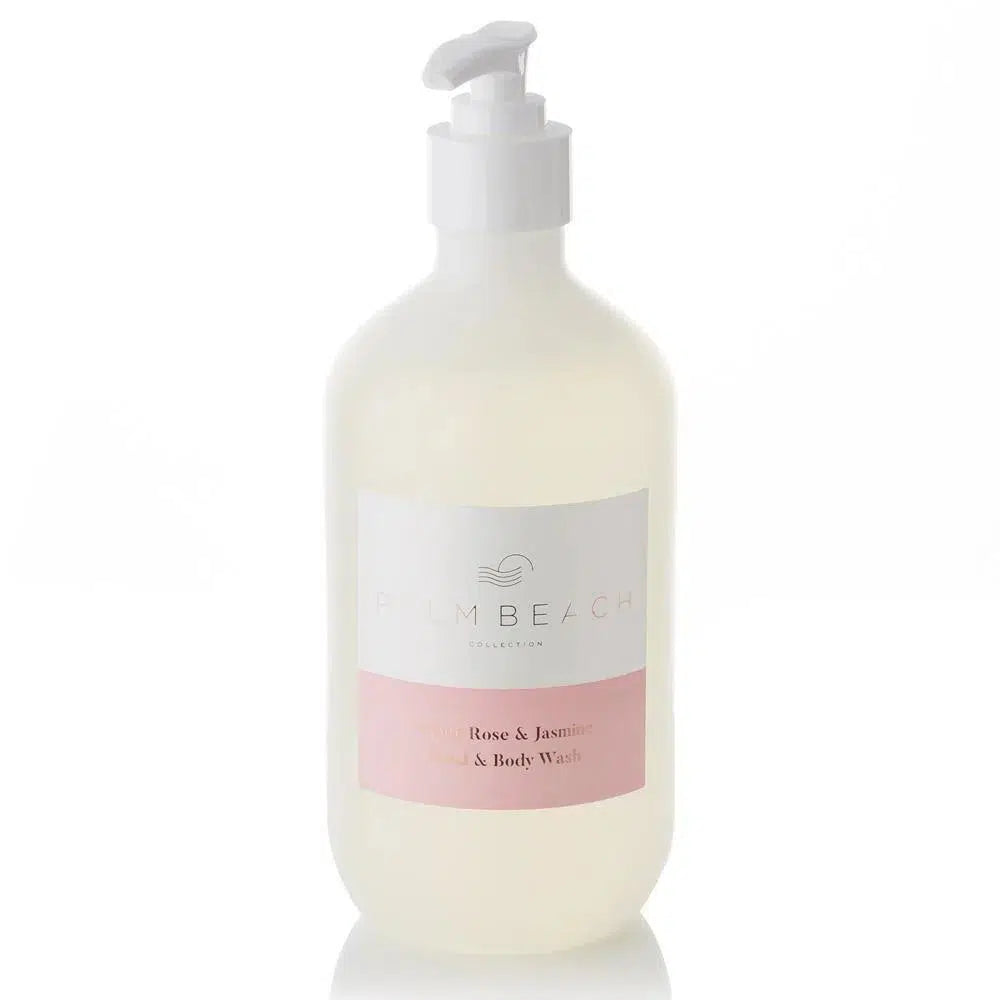 White Rose and Jasmine Hand Body Wash by Palm Beach-Candles2go