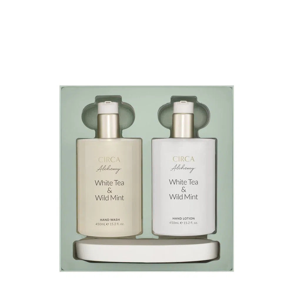 White Tea & Wild Mint Alchemy Hand Care Duo by Circa-Candles2go