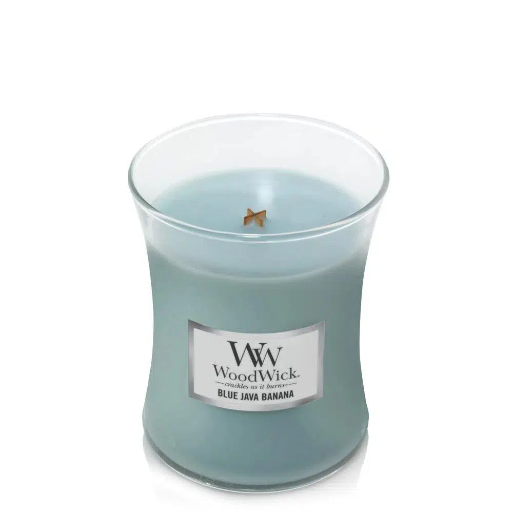 Woodwick Candles 275g Candle Blue Java Banana Discontinued Fragrance-Candles2go