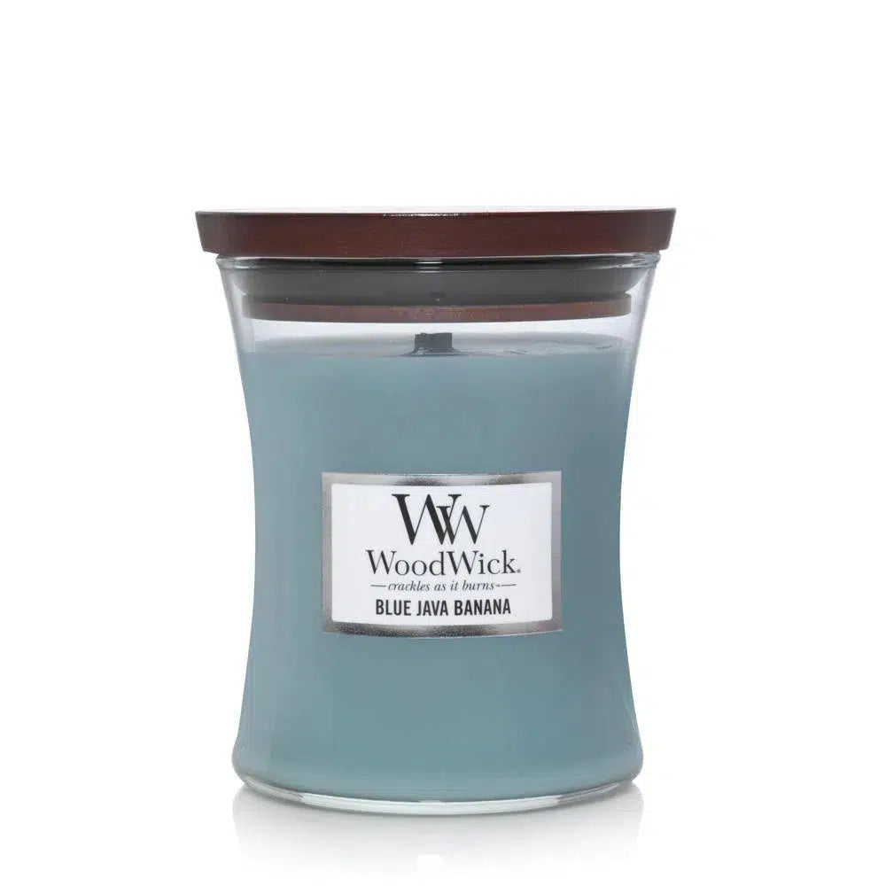 Woodwick Candles 275g Candle Blue Java Banana Discontinued Fragrance-Candles2go