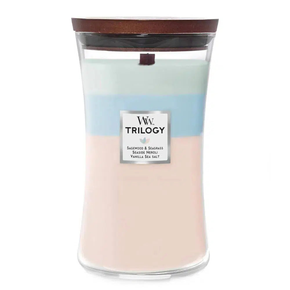 Woodwick Oceanic Trilogy 609g Candle-Candles2go