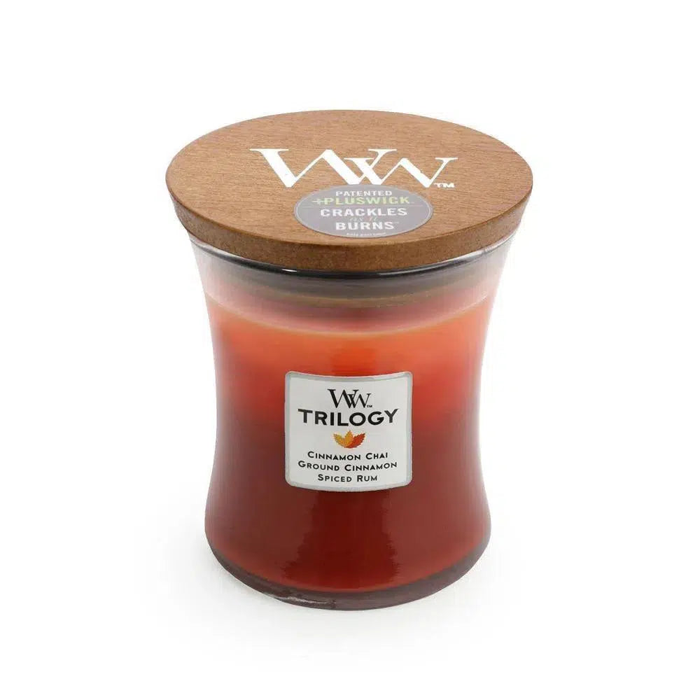 Woodwick Trilogy Candle Exotic Spices 275g Candle-Candles2go