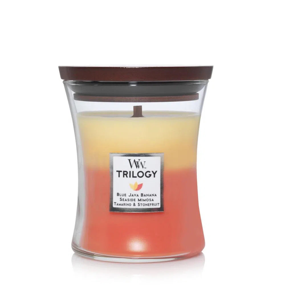 Woodwick Trilogy Candle Tropical Sunrise 275g Candle-Candles2go