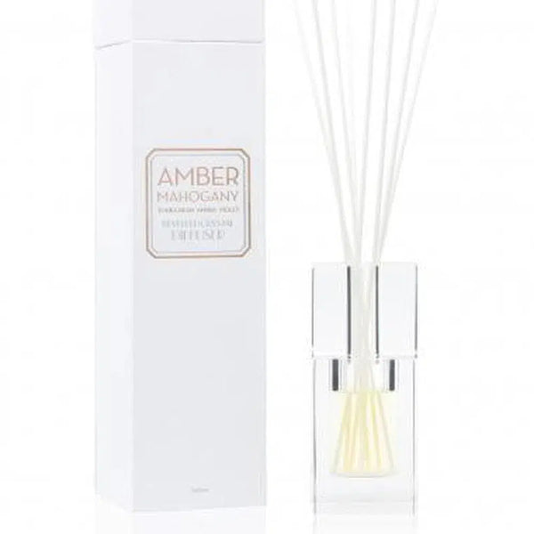 Amber Mahogany Diffuser by Abode Aroma Crystal-Candles2go