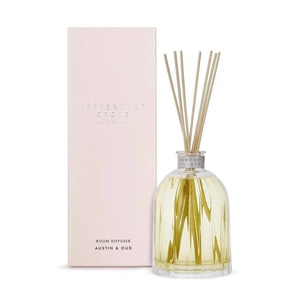 Austin and Oud Diffuser 350ml by Peppermint Grove-Candles2go
