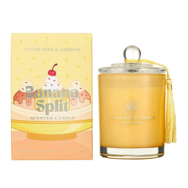 Banana Split Candle 330g by Wavertree and London Australia-Candles2go