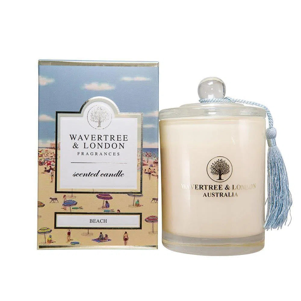 Beach Candle 330g by Wavertree and London Australia-Candles2go