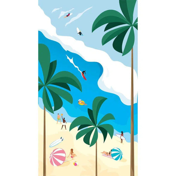 Beach Daze Beach Towel 85% Recycled Materials by Somerside-Candles2go