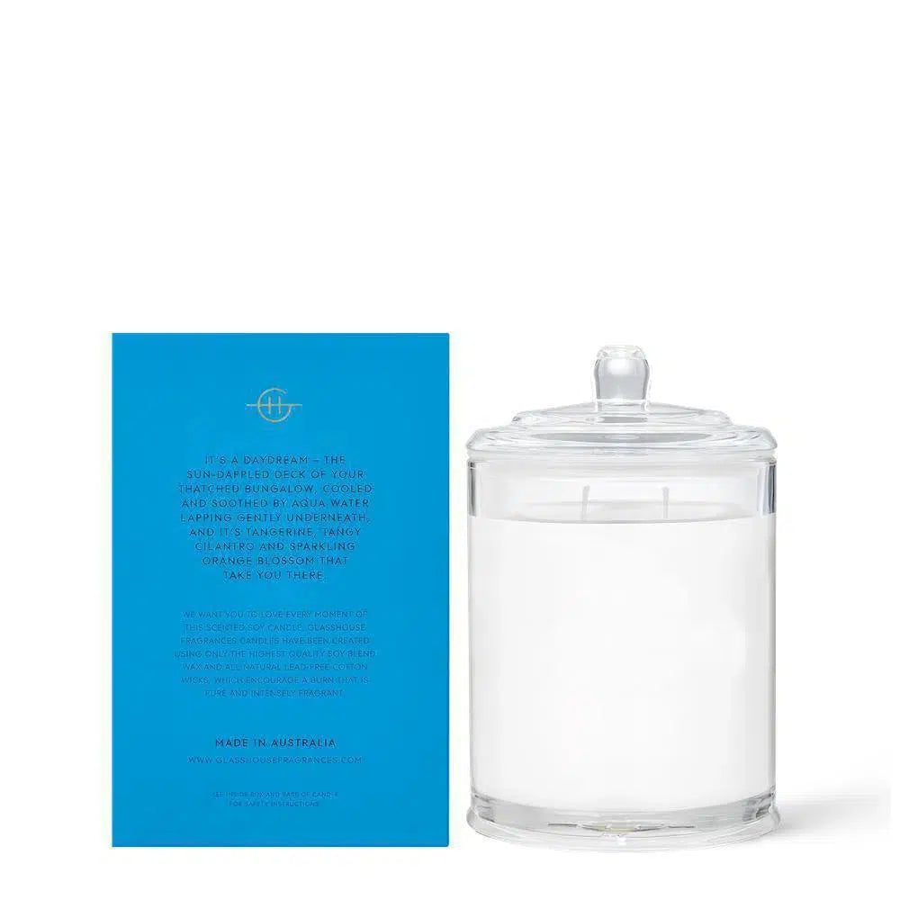 Bora Bora Bungalow 380g Candle by Glasshouse Fragrances-Candles2go