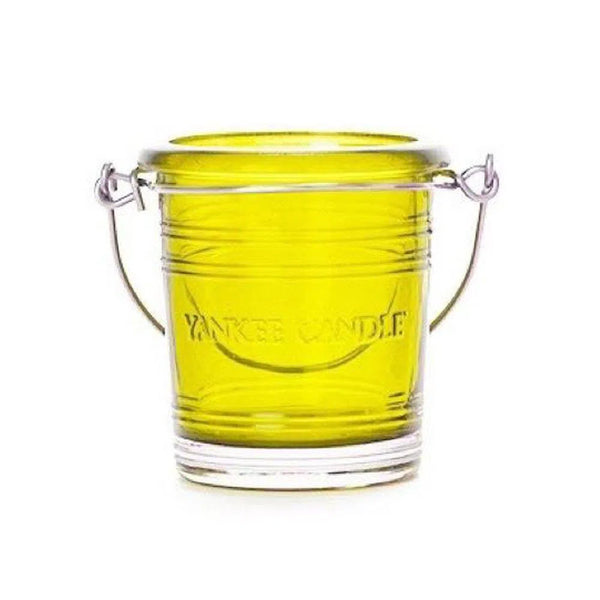 Bucket Yellow Votive Holder-Candles2go