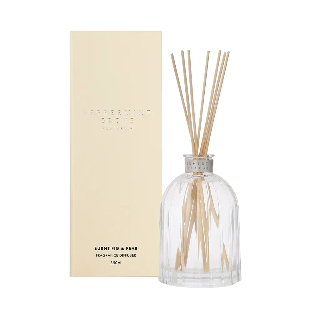 Burnt Fig and Pear Diffuser 350ml by Peppermint Grove-Candles2go