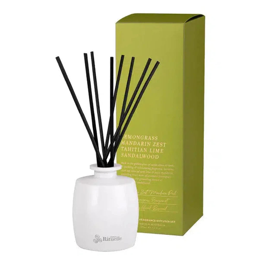 Christmas 2024 Lemongrass, Mandarin Zest, Tahitian Lime & Sandalwood 220ml Diffuser by Urban Rituelle-Candles2go