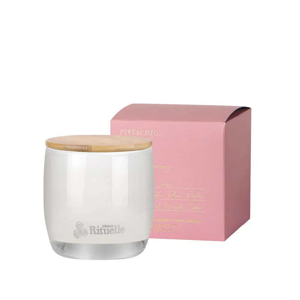 Christmas 2024 Pistachio, Saffron, Praline and Maple Soy Candle 140g by Urban Rituelle-Candles2go